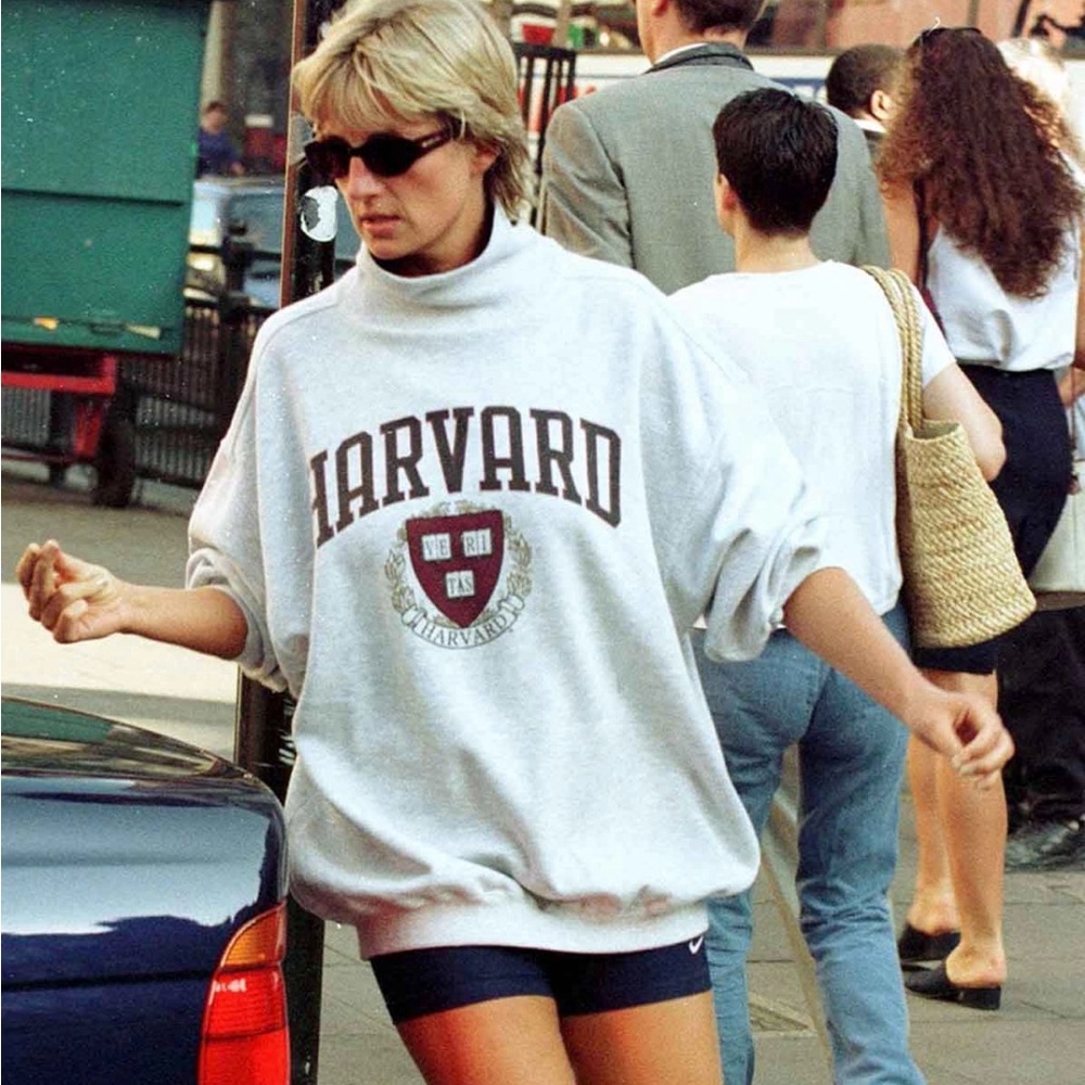 Abercrombie & Fitch Harvard Gray Sweatshirt